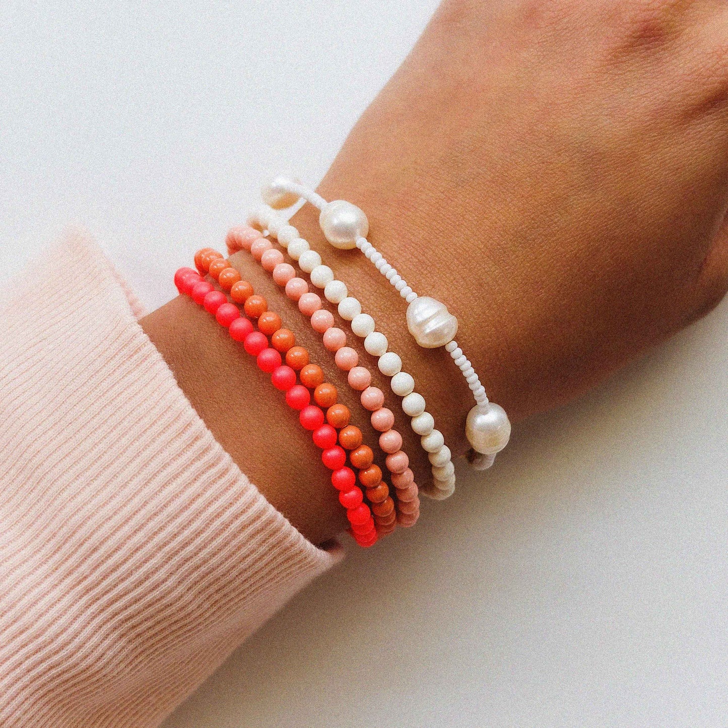 Neon Bracelet Stack