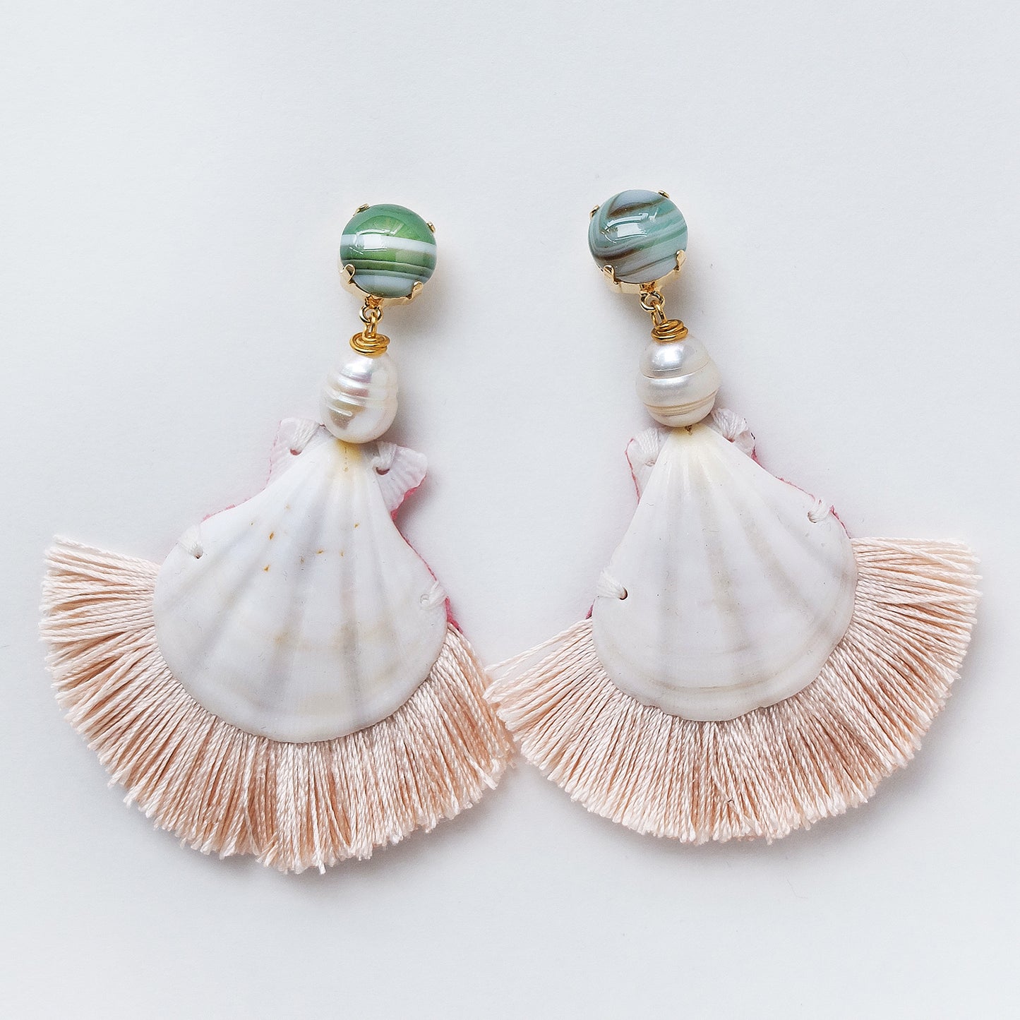 Shell Tassel Earrings