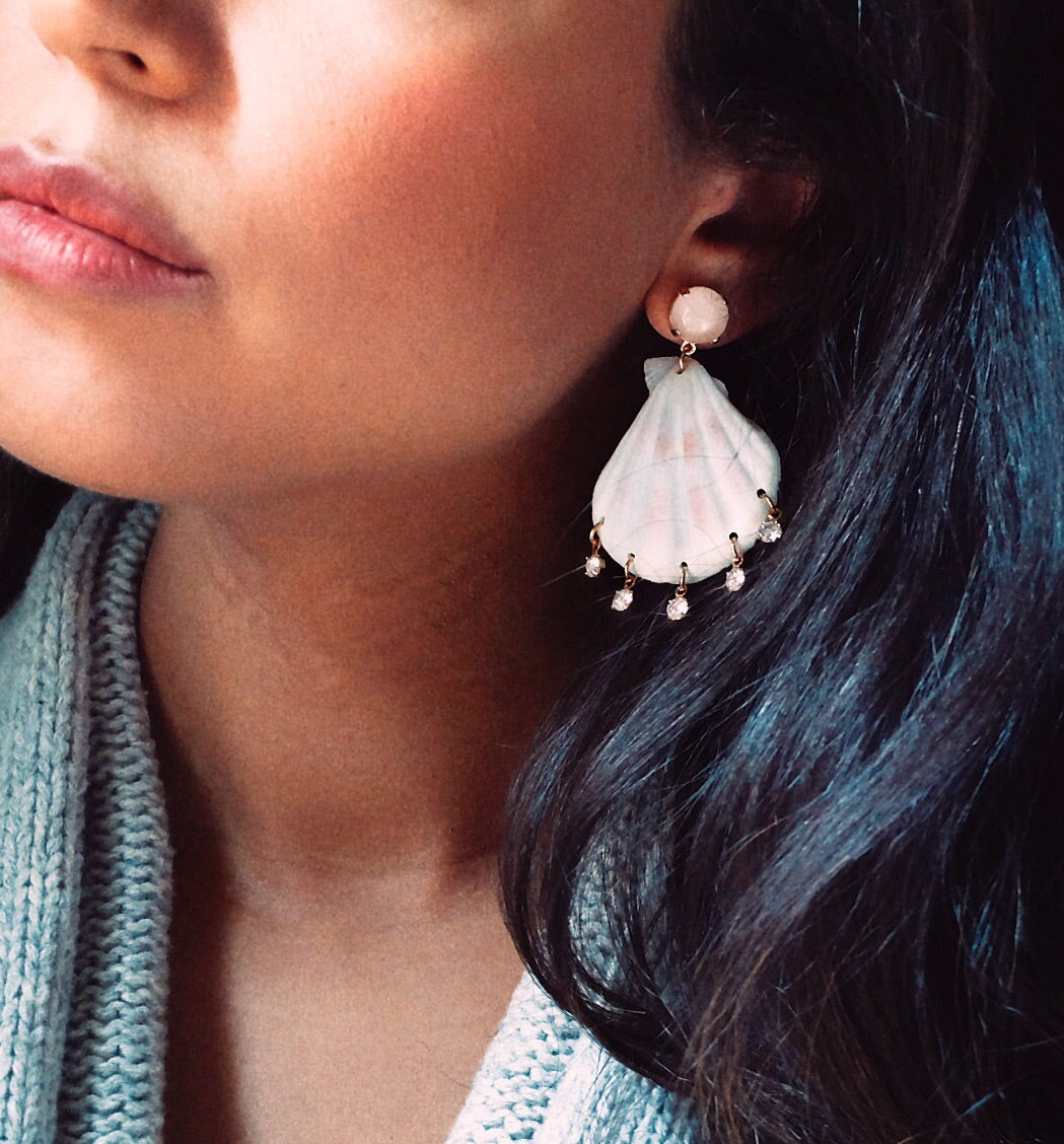 Tessa Shell Earrings